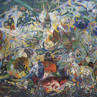 12" x 12" / Fine Art Paper Battle Of Lights, Coney Island, Mardi Gras By Joseph Stella Fine Art Print