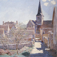 12" x 12" / Fine Art Paper Bennecourt By Claude Monet Fine Art Print