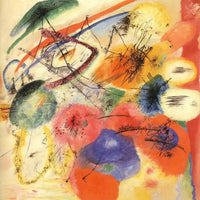 12" x 12" / Fine Art Paper Black Strokes I By Wassily Kandinsky Fine Art Print