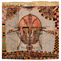 12" x 12" / Fine Art Paper Caad Auto Fallease 1919 By Charles Dellschau Fine Art Print