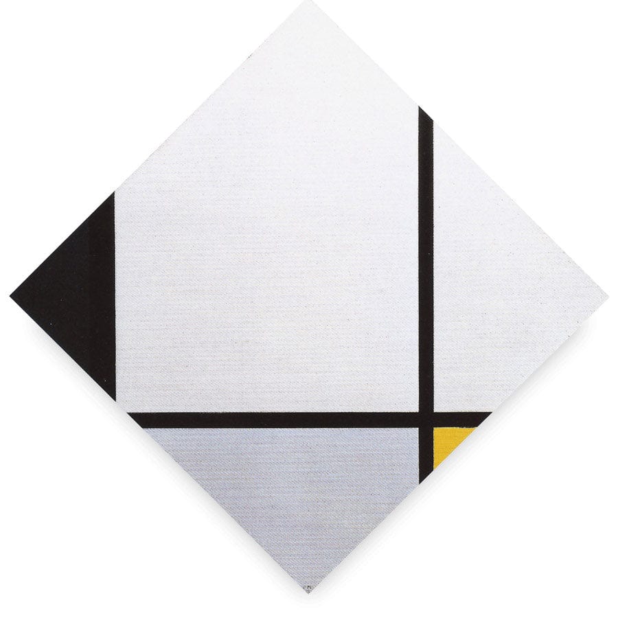 12" x 12" / Fine Art Paper Composition With Blue And Yellow Composition I 1925 Oil On Canvas 112X112Mm Kunsthaus Zu Rich Min By Piet Mondrian Fine Art Print