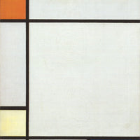 12" x 12" / Fine Art Paper Composition With Red Yellow And Blue 1927 Oil On Canvas Private Collection By Piet Mondrian Fine Art Print