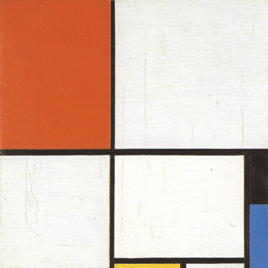 12" x 12" / Fine Art Paper Composition With Red Yellow And Blue 1928 Oil On Canvas 450X450Mm Wilhelm Hack Museum Ludwigshafen By Piet Mondrian Fine Art Print