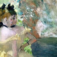 12" x 12" / Fine Art Paper Dancers In The Wings (Pastel On Paper) By Edgar Degas Fine Art Print