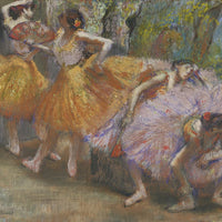 12" x 12" / Fine Art Paper Dancers With Fans By Edgar Degas Fine Art Print