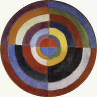 12" x 12" / Fine Art Paper First Disc By Robert Delaunay Fine Art Print