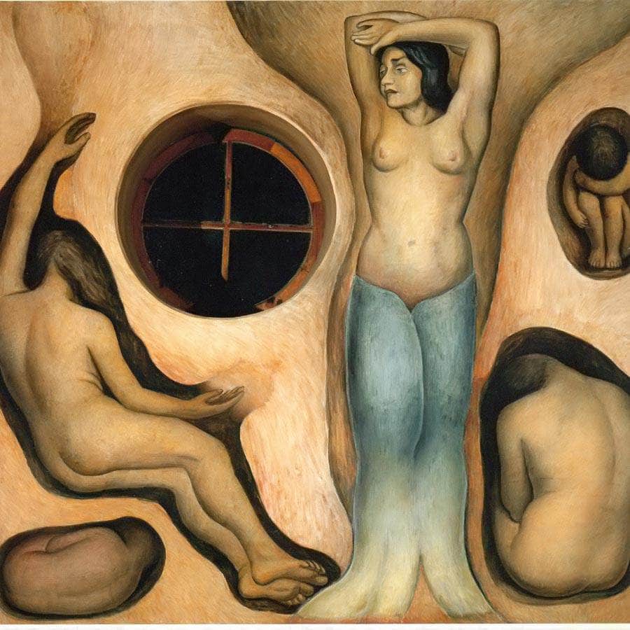 12" x 12" / Fine Art Paper Germination Germination Of The Seeds By Diego Rivera Fine Art Print