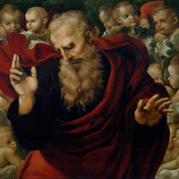 12" x 12" / Fine Art Paper God The Father Blessing By Raphael Fine Art Print