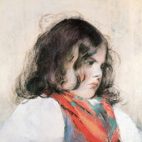 12" x 12" / Fine Art Paper Head Of A Child (Pastel On Paper) By Mary Cassatt Fine Art Print