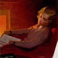 12" x 12" / Fine Art Paper Heavy Going Liberty Magazine Cover January 19 1930 By Leslie Thrasher Fine Art Print