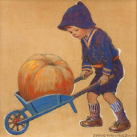 12" x 12" / Fine Art Paper Jessie Willcox Smith 2076 Cropped Master By Jessie Willcox Smith Fine Art Print