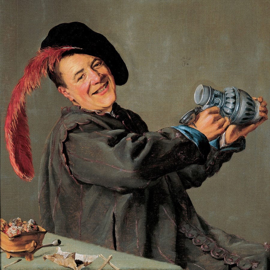 12" x 12" / Fine Art Paper Jolly Toper 1629 By Judith Leyster Fine Art Print