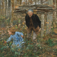 12" x 12" / Fine Art Paper Le Pere Jacques (Woodgatherer) By Jules Bastien Lepage Fine Art Print