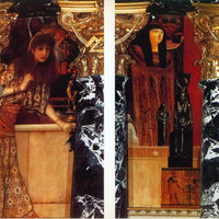 12" x 12" / Fine Art Paper Left Greek Art 1890 1891 By Klimt Fine Art Print