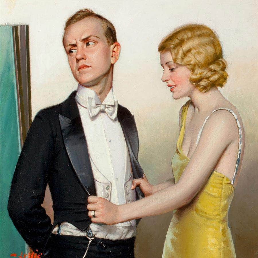 12" x 12" / Fine Art Paper Liberty Magazine Cover August 29 1931 By Leslie Thrasher Fine Art Print