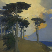 12" x 12" / Fine Art Paper Monterey Cypress By Arthur Frank Mathews Fine Art Print