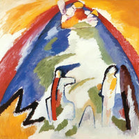 12" x 12" / Fine Art Paper Mountain By Wassily Kandinsky Fine Art Print