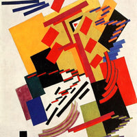 12" x 12" / Fine Art Paper Non Objective Composition 1916 By Olga Rozanova Fine Art Print