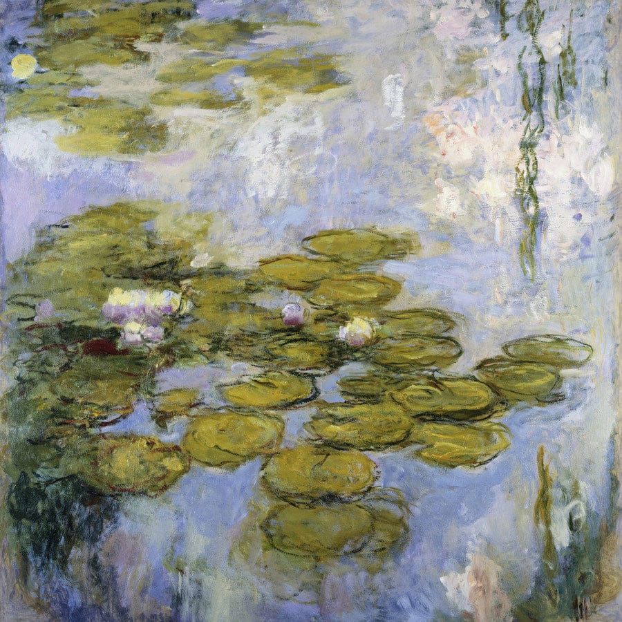 12" x 12" / Fine Art Paper Nympheas 5 By Claude Monet Fine Art Print