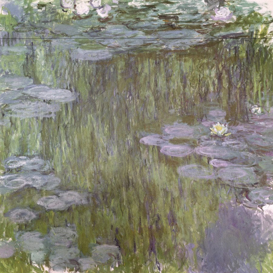 12" x 12" / Fine Art Paper Nympheas At Giverny 1 By Claude Monet Fine Art Print