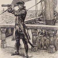 12" x 12" / Fine Art Paper On The Lookout By Norman Mills Price Fine Art Print