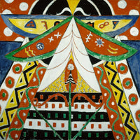 12" x 12" / Fine Art Paper Painting No. 50 By Marsden Hartley Fine Art Print