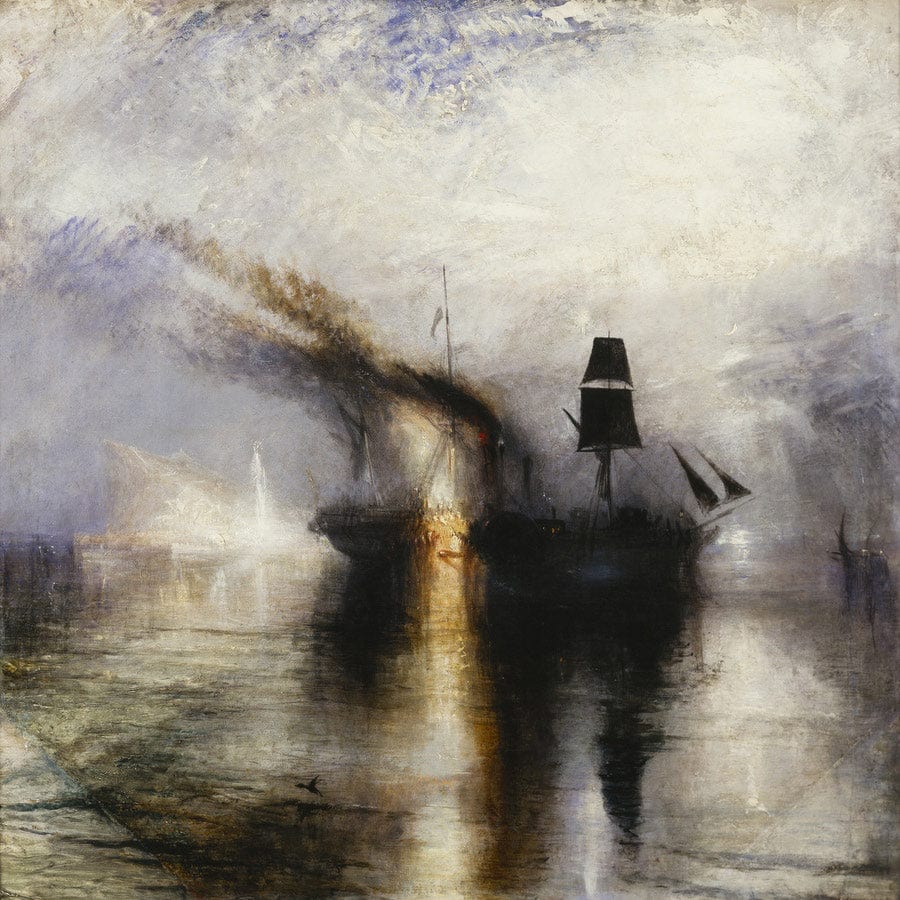 12" x 12" / Fine Art Paper Peace   Burial At Sea Exhibited 1842 By Joseph Mallord William Turner Fine Art Print