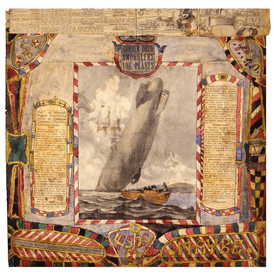 12" x 12" / Fine Art Paper Plate 4520 Maybe 1900 By Charles Dellschau Fine Art Print