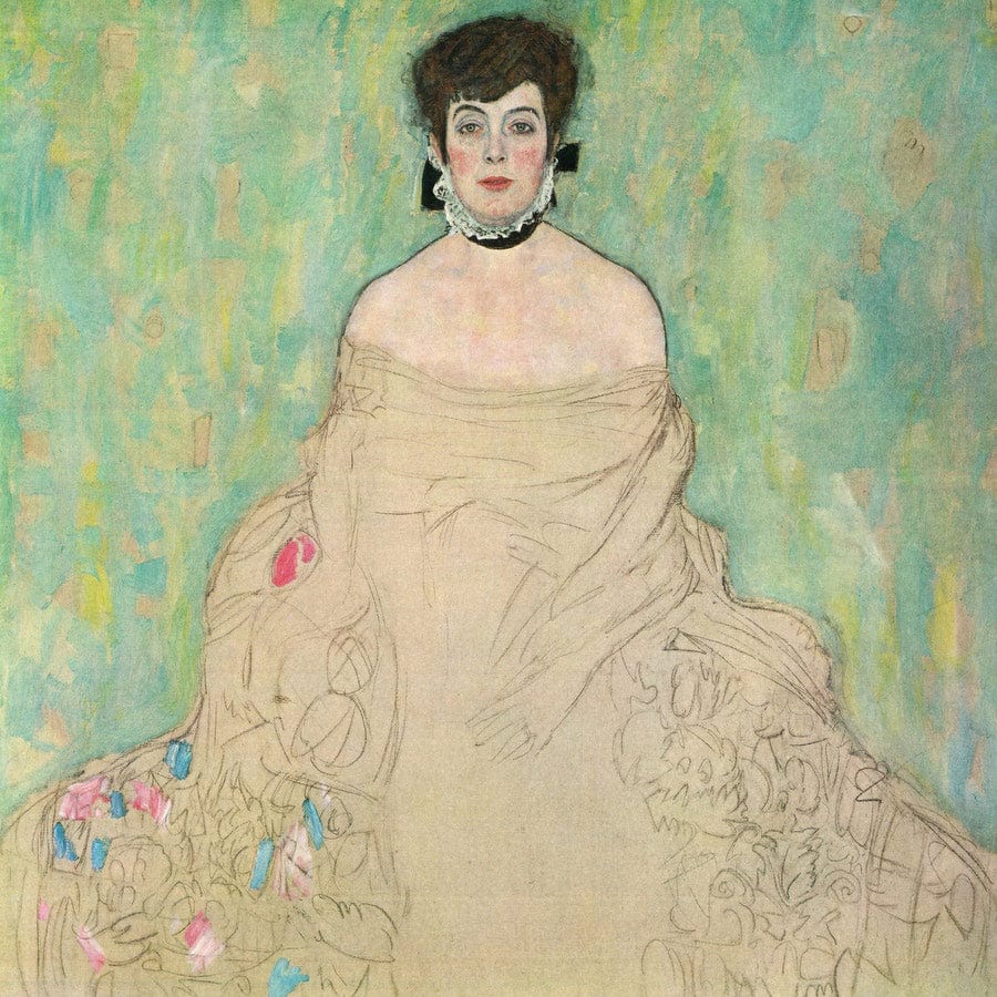 12" x 12" / Fine Art Paper Portrait By Klimt By Gustav Klimt Fine Art Print