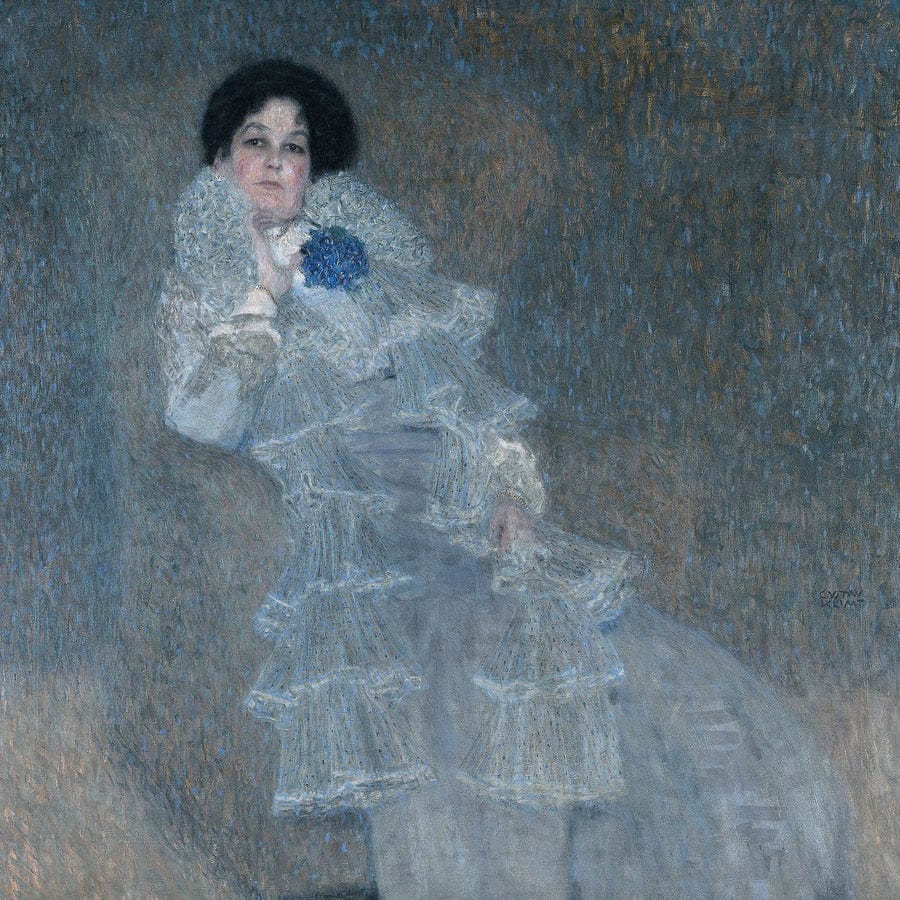 12" x 12" / Fine Art Paper Portrait Of Marie Henneberg 1901 1902 Austria Gallery By Gustav Klimt Fine Art Print