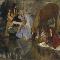12" x 12" / Fine Art Paper Portrait Of Mlle Fiocre In The Ballet La Source (Portrait De Mlle...E[Ugenie] F[Iocre] À Propos Du Ballet La Source) By Edgar Degas Fine Art Print