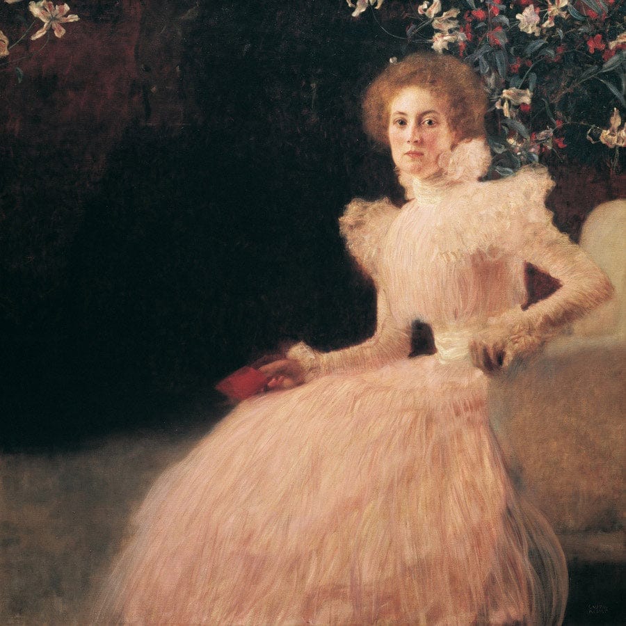 12" x 12" / Fine Art Paper Portrait Of Sonja Knips 1898 Austria Gallery By Gustav Klimt Fine Art Print