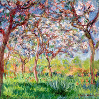 12" x 12" / Fine Art Paper Printemps A Giverny By Claude Monet Fine Art Print