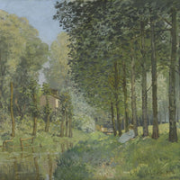 12" x 12" / Fine Art Paper Rest Along The Stream Edge Of The Wood 1878 By Alfred Sisley Fine Art Print
