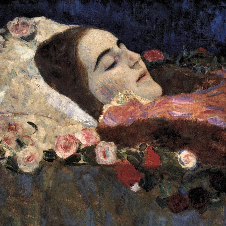 12" x 12" / Fine Art Paper Ria Munk On Her Deathbed 1912 50X50Cm Private Collection By Gustav Klimt Fine Art Print