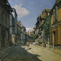 12" x 12" / Fine Art Paper Rue De La Bavolle, Honfleur By Claude Monet Fine Art Print