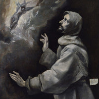 12" x 12" / Fine Art Paper Saint Francis Receiving The Stigmata By El Greco Fine Art Print