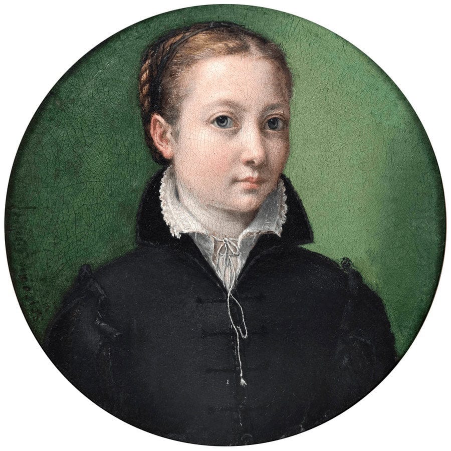 12" x 12" / Fine Art Paper Self Portrait 1558 1558 By Sofonisba Anguissola Fine Art Print