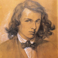 12" x 12" / Fine Art Paper Self Portrait 1847 Chalk Pen National Portrait Gallery By Dante Gabriel Rossetti Fine Art Print