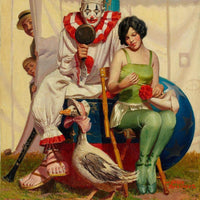 12" x 12" / Fine Art Paper Showtime Liberty Cover July 10 1926 By Leslie Thrasher Fine Art Print