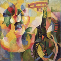 12" x 12" / Fine Art Paper Soleil, Tour, Aeroplane By Robert Delaunay Fine Art Print