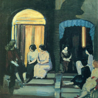 12" x 12" / Fine Art Paper St Botolphs Street, Ca 1910 By George Luks Fine Art Print