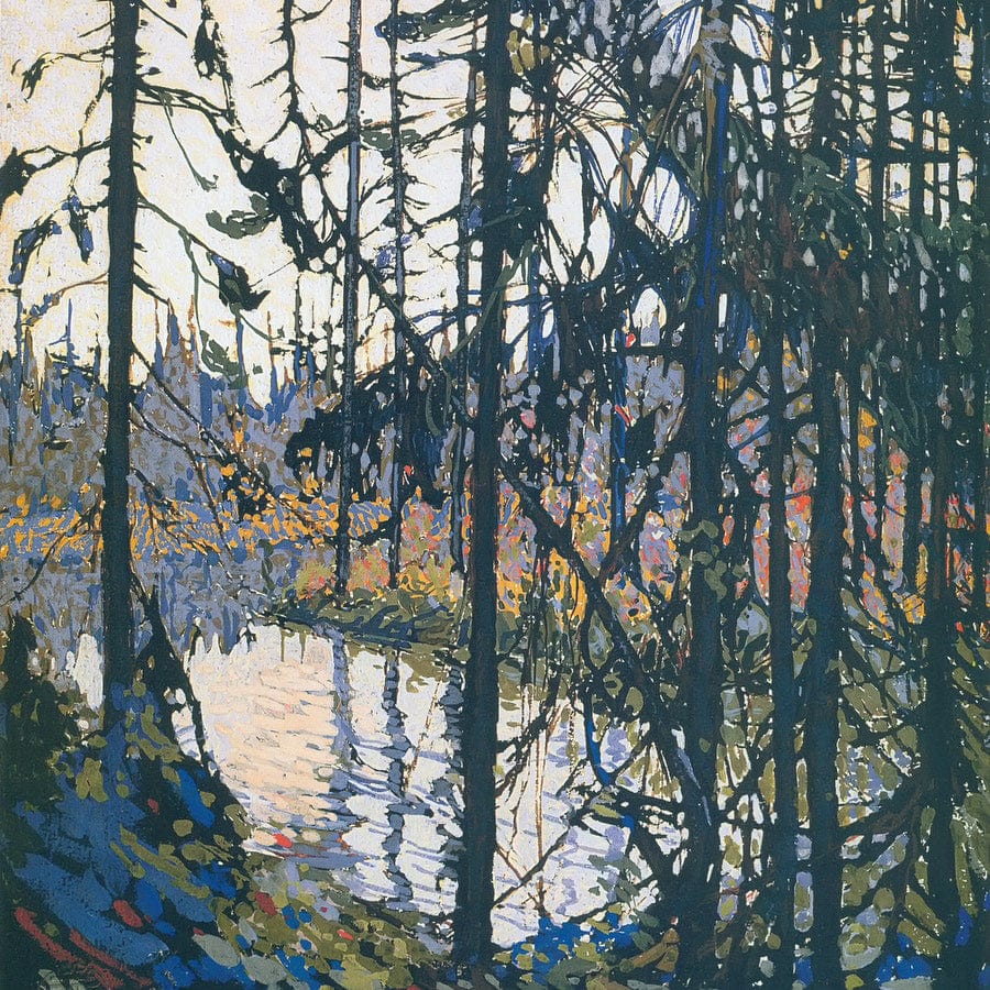 12" x 12" / Fine Art Paper Study For Northern River By Tom Thomson Fine Art Print