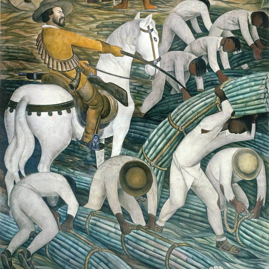 12" x 12" / Fine Art Paper Sugar Mill By Diego Rivera Fine Art Print