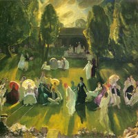 12" x 12" / Fine Art Paper Tennis At Newport 1920 By George Bellows Fine Art Print
