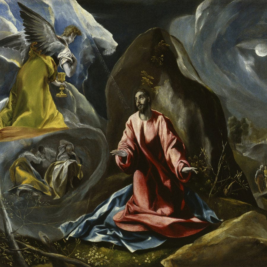 12" x 12" / Fine Art Paper The Agony In The Garden By El Greco Fine Art Print
