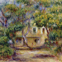 12" x 12" / Fine Art Paper The Farm At Les Collettes By Pierre Auguste Renoir Fine Art Print