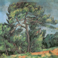 12" x 12" / Fine Art Paper The Large Pine 1 By Paul Cezanne Fine Art Print