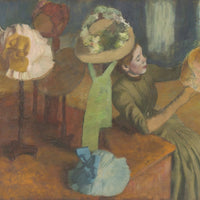 12" x 12" / Fine Art Paper The Millinery Shop 1 By Edgar Degas Fine Art Print