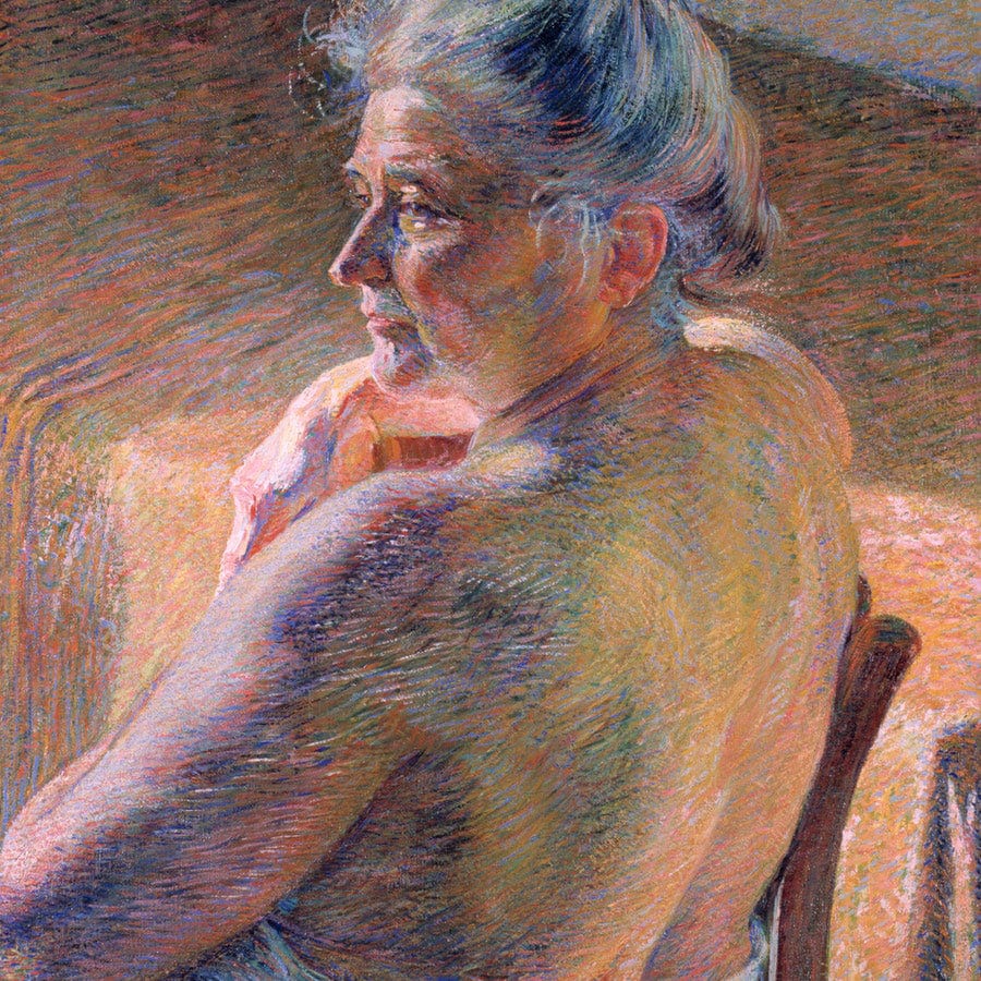 12" x 12" / Fine Art Paper The Mother 1909 By Umberto Boccioni Fine Art Print